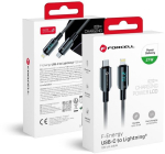 Forcell F-energy Usb-c to Lightning kaabel, 1,2 m, 27 W Pd