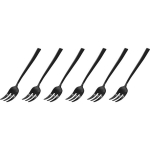 Sambonet s&ouml;&ouml;giriistade komplekt Rock PVD 6 Cake Forks DolceNero Lucido