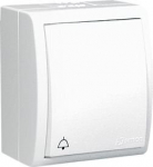Simon Aquarius nupp valgusega, pritsmekindel Ip54, valge