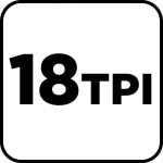 Grafiidist saeleht 228mm, Bim, 18 Tpi, metallile