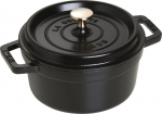 Staub La Cocotte 20 cm kaanega mustast malmist pajapott