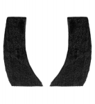 Mustad Elvise "bokohabemed" vuntsidega kingitustega