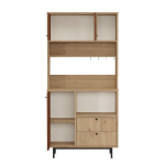 K&otilde;rge kapp Hanah Home RE4-SK modernses stiilis, 180 cm k&otilde;rgus, sahtliboks