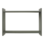 Seinariiul 50x14.5x35 cm Roheline MDF