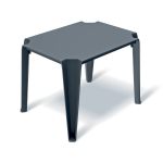 Kohvilaud Ferne Lottie Carbon plastist, ilmastikukindel, &uuml;ksteise peale virnastatav