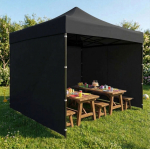 Automaatne h&uuml;pik-aed-paviljoni telk, 3x3 m, must, Multigarden