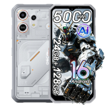 Telefon OSCAL MARINE 3 6.56" Android 15 24GB+128GB 5000mAh Android 4G,NFC,Dual SIM - Valge