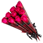 Roosa 10 Tk Seebirooside Kimp 28 cm Elegantne Kingitus
