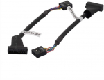 USB 3.0 USB 2.0-sse adapterkaablid, 2 tk, 20 kontakt (e) 9-le (i)