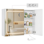 Vannitoa peegelkapp 16.5x80x60 cm valge hoiustamine