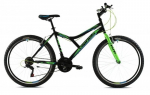 M&auml;gijalgratas Capriolo Diavolo 600, 26", must/roheline