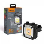 Laetav taskulamp Videx LED 10W + 15W + 3W Red/Green, VLF-M048, magnetiga