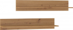 2 riputatava riiuli komplekt Stella STE-02, pruun