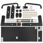 Murphy voodiraam komplekt, vertikaalne Queen suurus 218.5x170x221 cm, must, teras