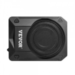 Auto subwoofer, 8-tolline 800W &otilde;huke istmealune aktiivsubwoofer, 32.2x23.5x7.5 cm, must, audio