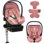 Autotool alusega Lionelo Astrid i-Size Pink Coral + Base Black