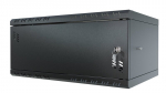 19" 4U 350 Mm Metallustega Must Rack-Riippkapis Stalflex