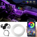 Auto salongi LED riba telefoniga juhitav, 12V