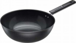 FISKARS 1075523 wok keptuvė maisto gaminimui ir wok kepimui 28cm aliuminis neprideganti danga juoda