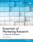 Essentials of Marketing Research, Global Edition