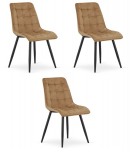 3 s&ouml;&ouml;gitooli komplekt Split, 88x46x40 cm, pruun