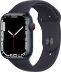 APPLE Watch Series 7 45mm GPS + Cellular Alu Case Black ReNew