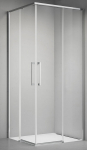 Du&scaron;ikabiin ELEGANCE 100x100 kroom/l&auml;bipaistev ilma aluse