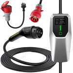 elektriliste autode laadimisjaamade kaablid junsun 11kw 16a 2 t&uuml;&uuml;pi 6m 3 faasi phev rakenduse juhtimine