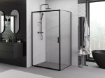 Mexen Exo liuglev du&scaron;inurk 80 x 85 cm, l&auml;bipaistev, must - 8153-080-085-70-00