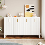 Valge kummut, 140x80x38 cm, reguleeritavad riiulid, 2 pakki