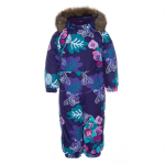 Huppa Laste talvekombe KEIRA, dark lilac pattern, 92
