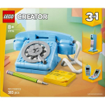 Kahjustatud pakendiga toode. LEGO&reg; Creator Retrotelefon 31174