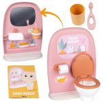 Smoby Baby Nurse kahepoolne Wc ja valamukapp koos tarvikutega