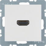 Berker B.kwadrat Hdmi pesa, valge