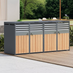 Pr&uuml;gikasti kapp, terasest, 4 ust, ventilatsioon, 1 tk