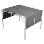 Pergola katus, UV kaitse, 180g/m&sup2;, 3x3 m, 2 tk