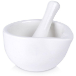 Portselanist v&uuml;rtsim&ouml;rtel valge Excellent Houseware, Prieskonių grūstuvė porcelianas baltas