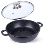 Graniidist praepann klaasist kaanega Grande 24 cm Orion