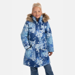 Huppa t&uuml;drukute talveparka MONA 2, 300g, helesinine mustriga, 146 cm