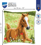 Vervaco ristpistes komplekt: padi: varsake, puuvill, mitmev&auml;rviline, 40 x 40 x 0,3 cm