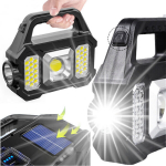 P&auml;ikesepaneeliga t&ouml;&ouml;koja lamp, lame prožektor Powerbank