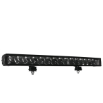 S&otilde;idutuli &ndash; must seeria &ndash; &uuml;herealine &ndash; k&uuml;lgklamber, 105W 12-48V 21-tolline M-TECH (Driving Light - Black Series - Single Row - Side Bracket, 105W 12-48V 21").