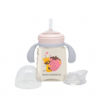 &Uuml;leminekupudel PPSU Transition Trainer Bottle - Pink