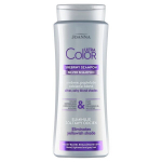 &Scaron;ampoon heledatele, pleegitatud ja hallidele juustele, eemaldab kollaka varjundi Joanna Ultra Color Silver Shampoo For Blond Lightened & Grey Hair, 400ml