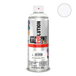 Spray v&auml;rv - PINTY - RAL9003 - L&auml;ikiv - 400 mL - &Uuml;li kiire kuivamine