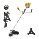 STIGA BC 545 B 287321002/ST1 Benzīna trimmeris krūmgriezis ar vesti komplektā dārzam un profesionālai teritoriju kop&scaron;anai 1250W 42.7 cm&sup3; platums 45cm Tap&Go 3T