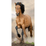 Rannar&auml;tik Horse Brown, 70x140 cm