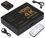 HDMI 4K l&uuml;liti kaugjuhtimispuldiga