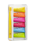 Valgendavate hambapastade ja hambaharja komplekt Curaprox Be You 6 x 10 ml