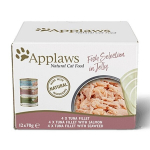 Applaws m&auml;rgtoit kassidele, 12x70g, kalamaitseline komplekt tarretis